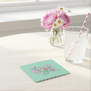 Dessous-de-verre En Papier Dessous de verre en papier ponctué