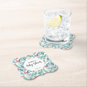 Dessous-de-verre En Papier Dessous de verre en papier pour baby shower avec d