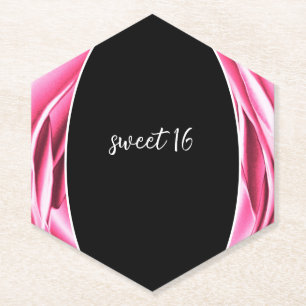 Dessous-de-verre En Papier Dessous de verre en papier rose rose