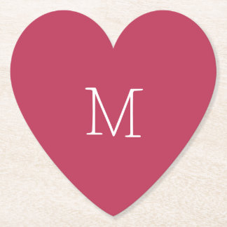 Dessous-de-verre En Papier Dessous de verre en papier rouge Dusty