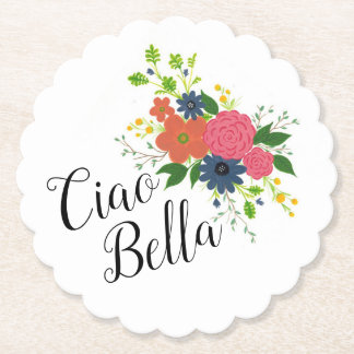 Dessous-de-verre En Papier dessous de verre floraux de Ciao Bella