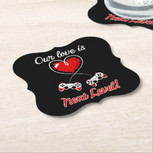 Dessous-de-verre En Papier Dessous de verre Gamer Valentine
