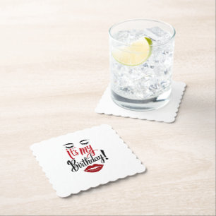 Dessous-de-verre En Papier Dessous de verre papier - C'est mon anniversaire