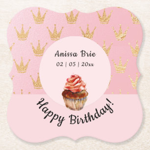 Dessous-de-verre En Papier Dessous de verre Papier d'anniversaire pour enfant