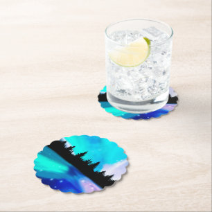 Dessous-de-verre En Papier Dessous de verre papier de réflexion de jour