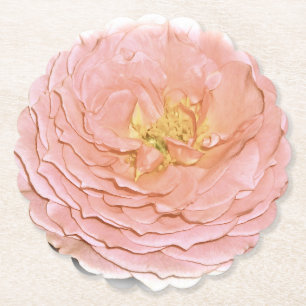 Dessous-de-verre En Papier Dessous de verre rose pastel