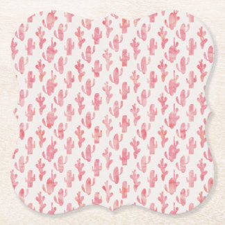 Dessous-de-verre En Papier Dessous de verre roses de cactus