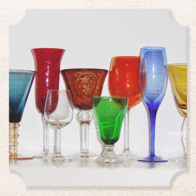 Dessous-de-verre En Papier Dessous de verre Verre Vin (Devant)