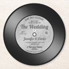 Disque Vinyle Rétro Mariage Enregistrer la Date