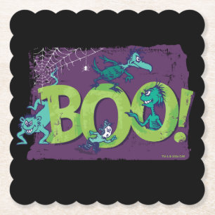 Dessous-de-verre En Papier Dr. Seuss   BOU ! Graphique Halloween