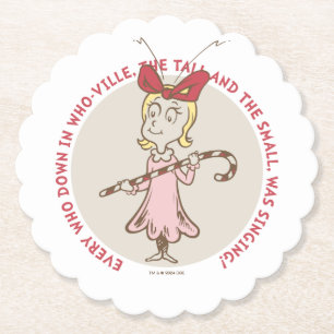 Dessous-de-verre En Papier Dr Seuss   Grinch   Cindy-Lou Qui - Mignonne Quot