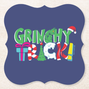Dessous-de-verre En Papier Dr Seuss   Grinchy Trick