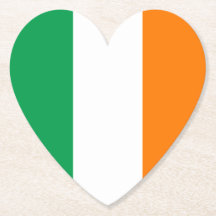 Drapeau de l'Irlande Coeur