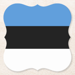 Dessous-de-verre En Papier Drapeau estonien