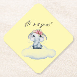 Dessous-de-verre En Papier Dreamy Days avec Rosie l'éléphant.