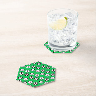 Dessous-de-verre En Papier Drôle Motif de balle de football