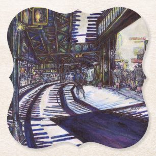 Dessous-de-verre En Papier Dusting the Piano