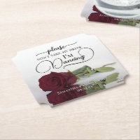 Elégant Rose de Bourgogne ne prenez pas mon Mariag