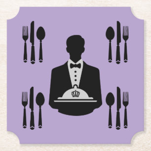Dessous-de-verre En Papier Elégant Royal Theme Luxe