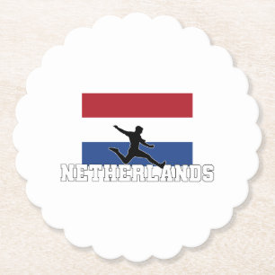 Dessous-de-verre En Papier Équipe de Pays-Bas de football