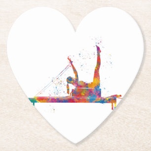 Dessous-de-verre En Papier exercice de gymnastique
