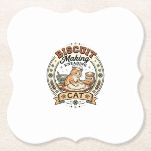Dessous-de-verre En Papier Fabrication de biscuits Pétrissage Chat Fabricatio