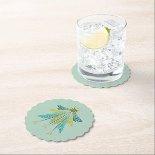 Dessous-de-verre En Papier Fairy Stars Pistachio Dessous de verre papier