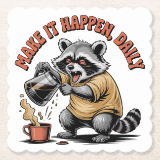 Dessous-de-verre En Papier Faites-le arriver, quotidiennement