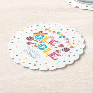 Dessous-de-verre En Papier Fête mexicaine - Anniversaire personnalisé