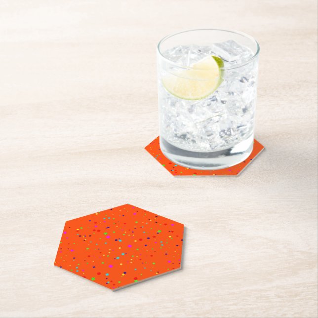 Dessous-de-verre En Papier Fun Party (En situation)