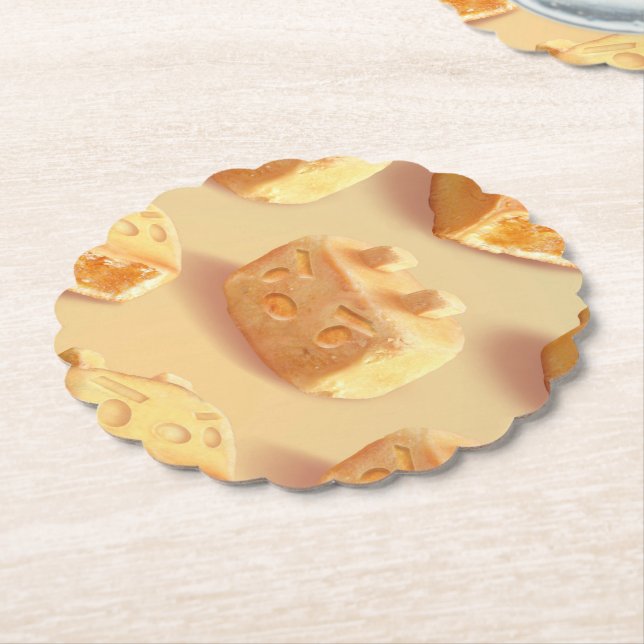 Dessous-de-verre En Papier Gâteau à l'ananas (Incliné)