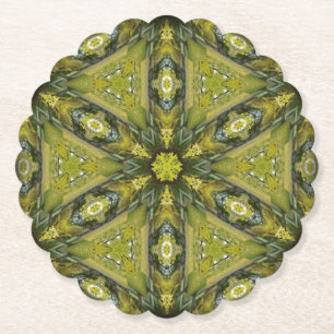 Dessous-de-verre En Papier Gingko Mandala