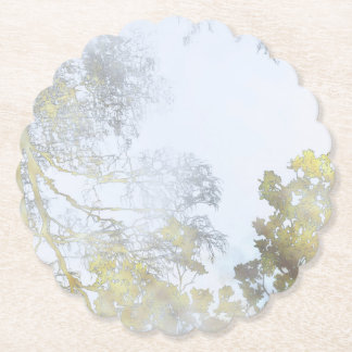 Dessous-de-verre En Papier Golden Broadleaf Glow