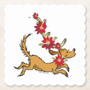 Dessous-de-verre En Papier Grille   Max Christmas Pointsettia