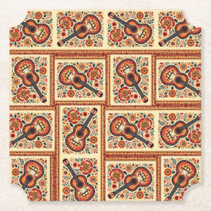 Dessous-de-verre En Papier Guitare portugaise