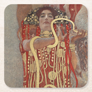 Dessous-de-verre en papier: GUSTAV KLIMT : HYGIEIA