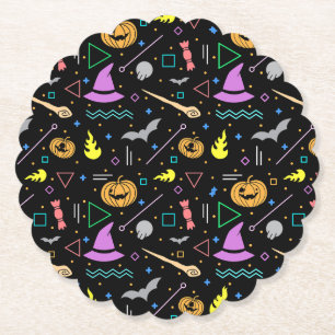 Dessous-de-verre En Papier Halloween effrayant