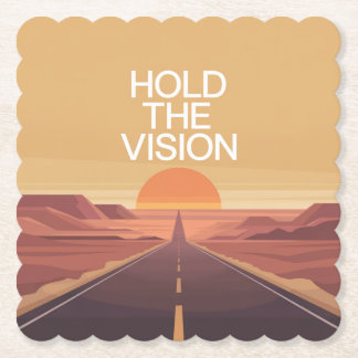 Dessous-de-verre En Papier Hold The Vision