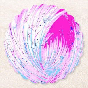 Dessous-de-verre En Papier horizon rose