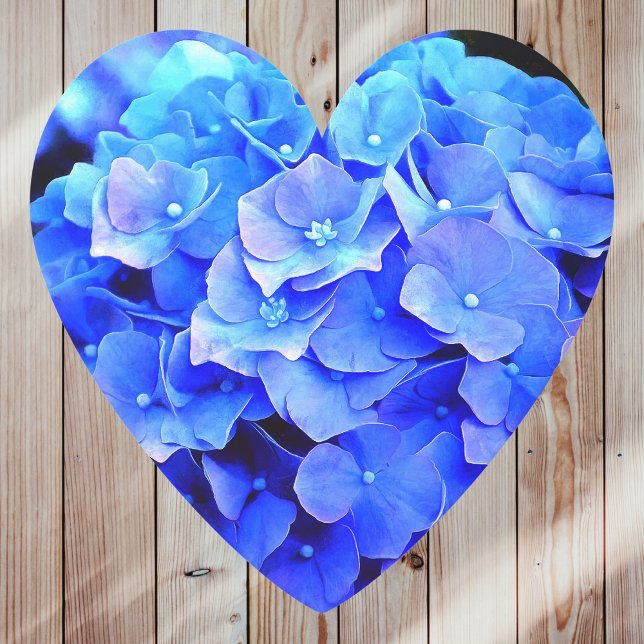 Dessous-de-verre En Papier Hydrangea Blues (Créateur téléchargé)