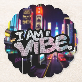 Dessous-de-verre En Papier I AM VIBE - Urban Street Style Graffiti Art Design