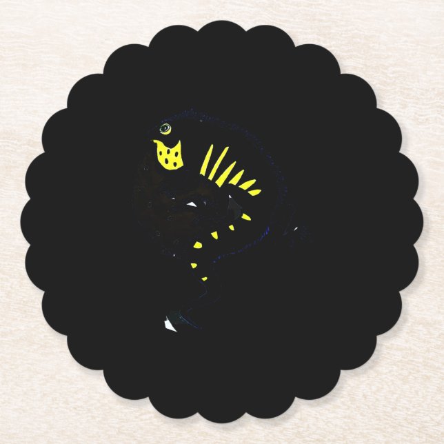 Dessous-de-verre En Papier Iguana (Devant)