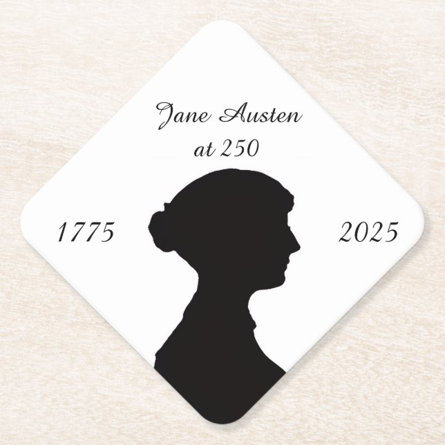Dessous-de-verre En Papier Jane Austen at 250 (Devant)