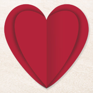 Dessous-de-verre En Papier Je t'ai coeur