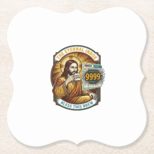 Dessous-de-verre En Papier Jésus 9999 Emails Non Lus Boîte de Réception Zéro 