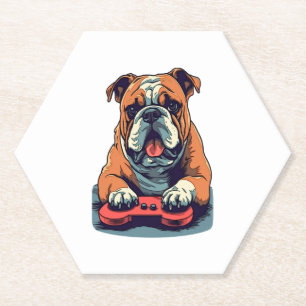 Dessous-de-verre En Papier Jeux vidéo de Dog Plays