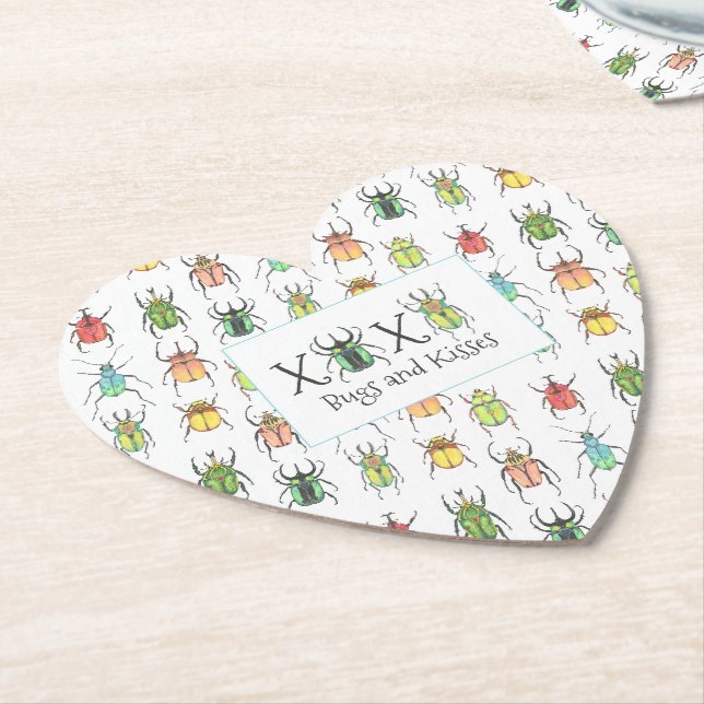 Dessous-de-verre En Papier Jote Beetles (Incliné)