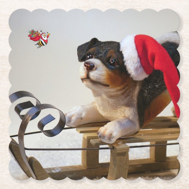 Dessous-de-verre En Papier Joyeux Noël (Devant)