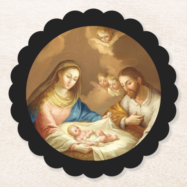 Dessous-de-verre En Papier La Natividad (Devant)