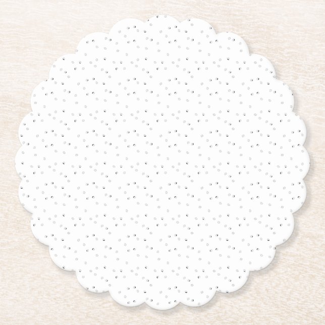 Dessous-de-verre En Papier Langue Design Quarante-cinq (Devant)